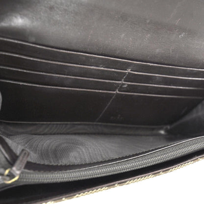 Gucci Monogram Bamboo Studded Continental Wallet 6 of 9