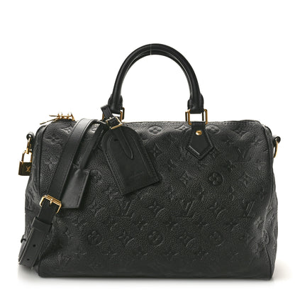 Louis Vuitton Empreinte Monogram Speedy Soft 30 Black 1 of 9