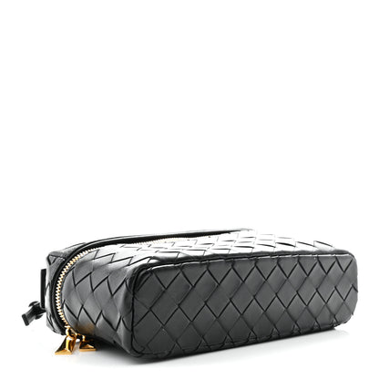 Bottega Veneta Calfskin Intrecciato Bang Bang Vanity Case Black 7 of 19