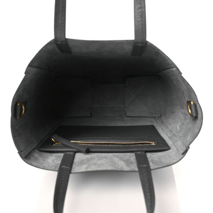 Celine Grained Calfskin Small Vertical Cabas Grey 5 of 10