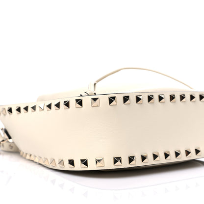 Valentino Garavani Calfskin Rockstud Bucket Bag Ivory 7 of 9