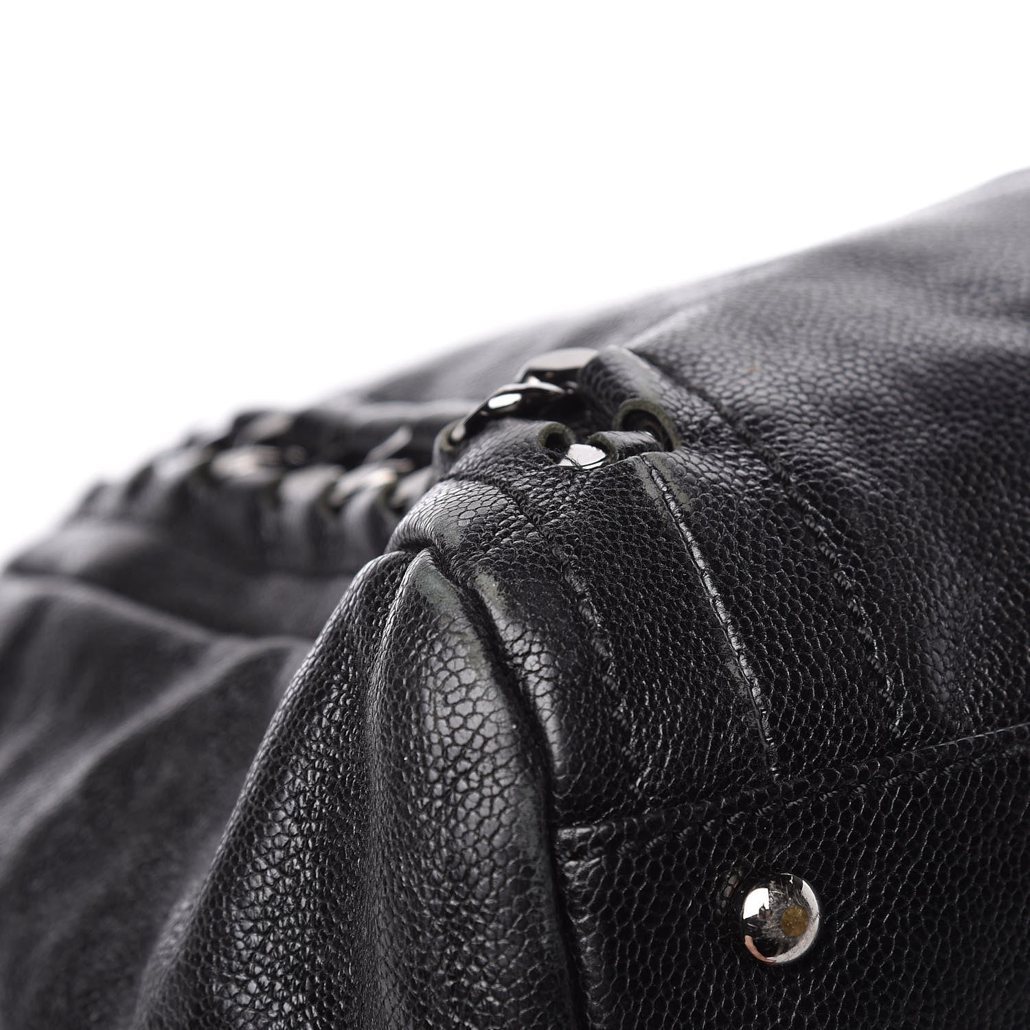 Chanel Glazed Calfskin Large Modern Chain Tote Black 22 of 27