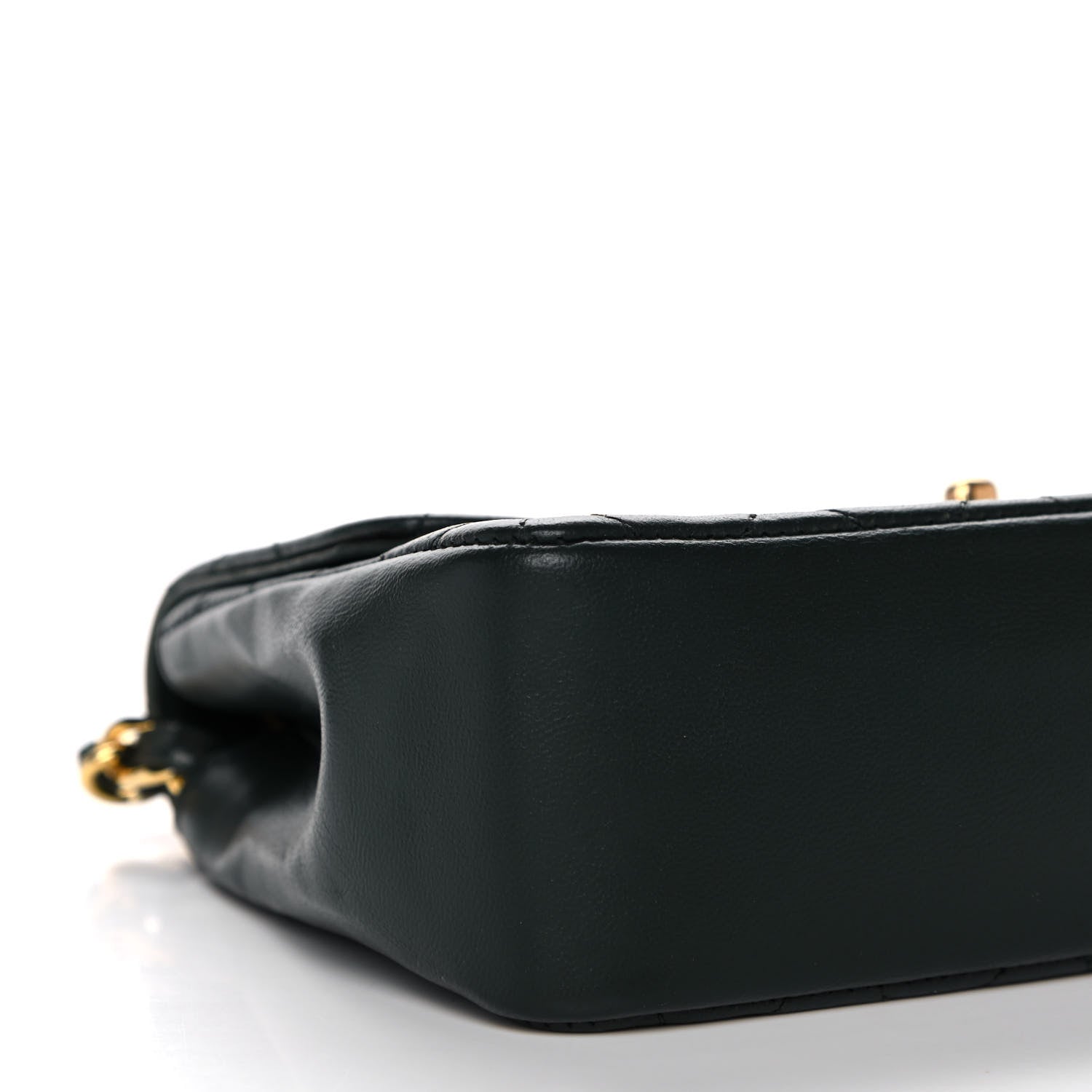 Chanel Lambskin Quilted Small Single Flap Green 4 of 13