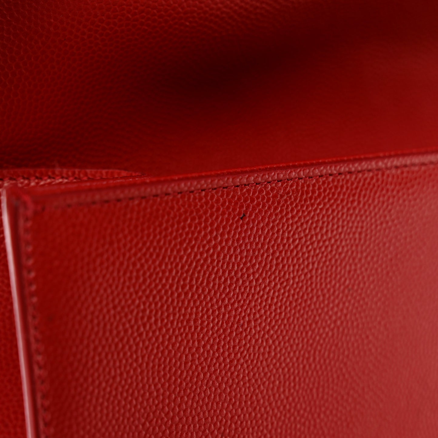 Grain De Poudre Classic Monogram Cassandre Clutch New Red