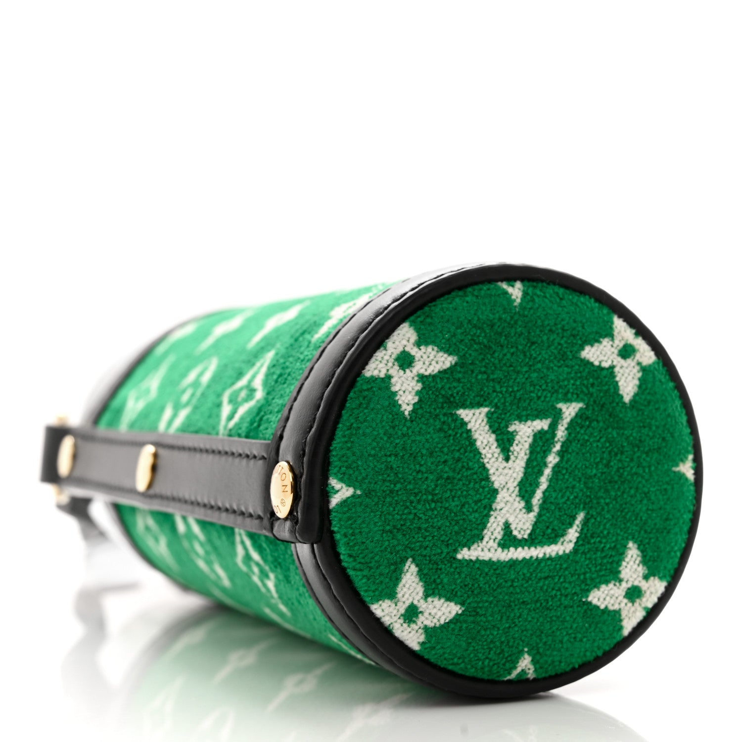 Louis Vuitton Jacquard Velvet Monogram Flask Holder Vert 5 of 9