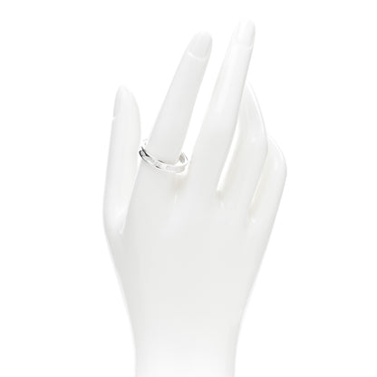 Tiffany Sterling Silver Narrow 1837 Band Ring 60 9 2 of 5