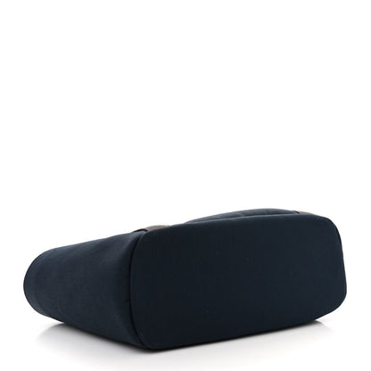 Hermes Canvas The Grooming Bag Bleu Navy Feu 4 of 10