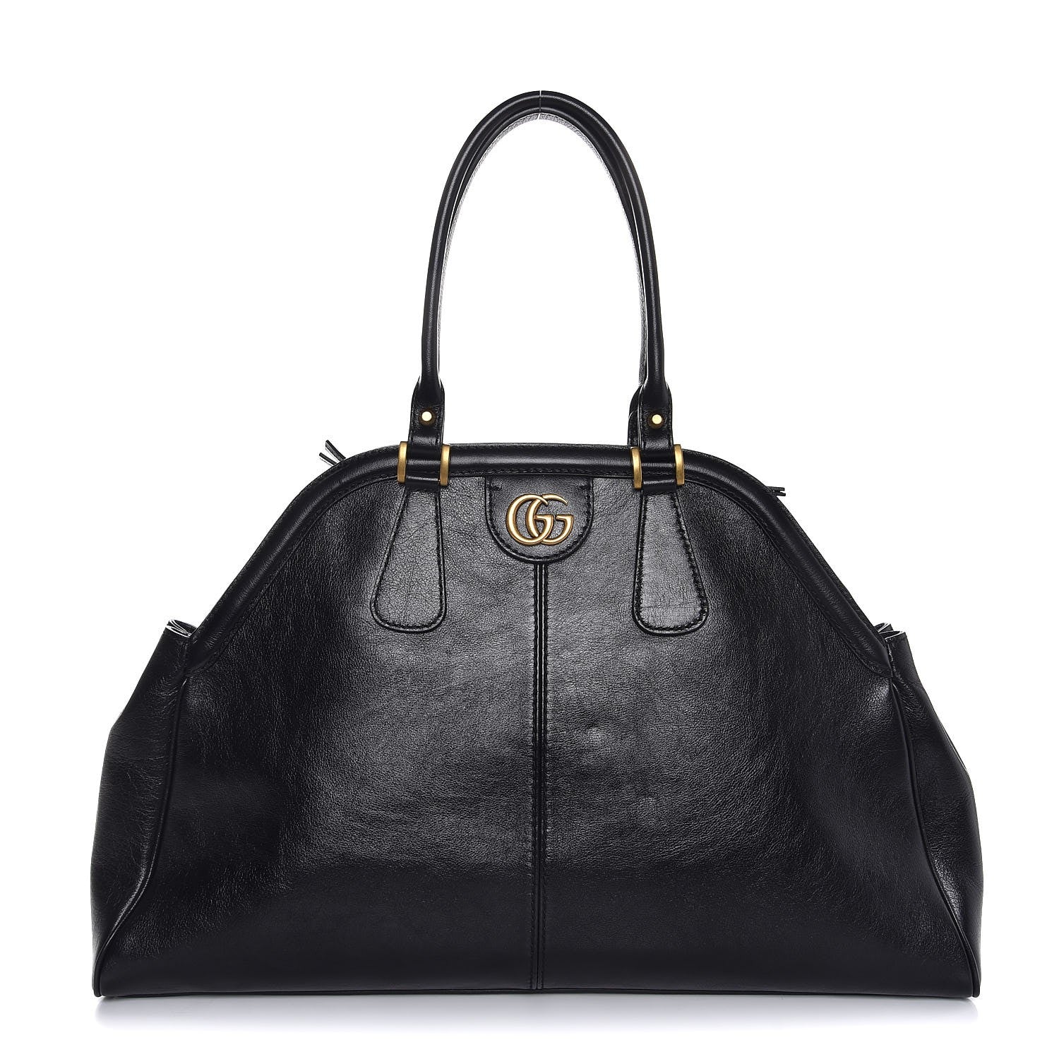 Gucci Calfskin Large Re(Belle) Top Handle Bag Black 1 of 7