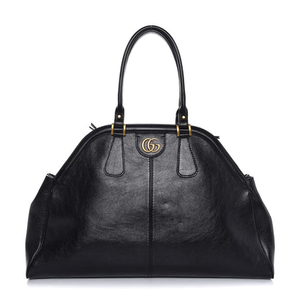 Gucci Calfskin Large Re(Belle) Top Handle Bag Black 1 of 7
