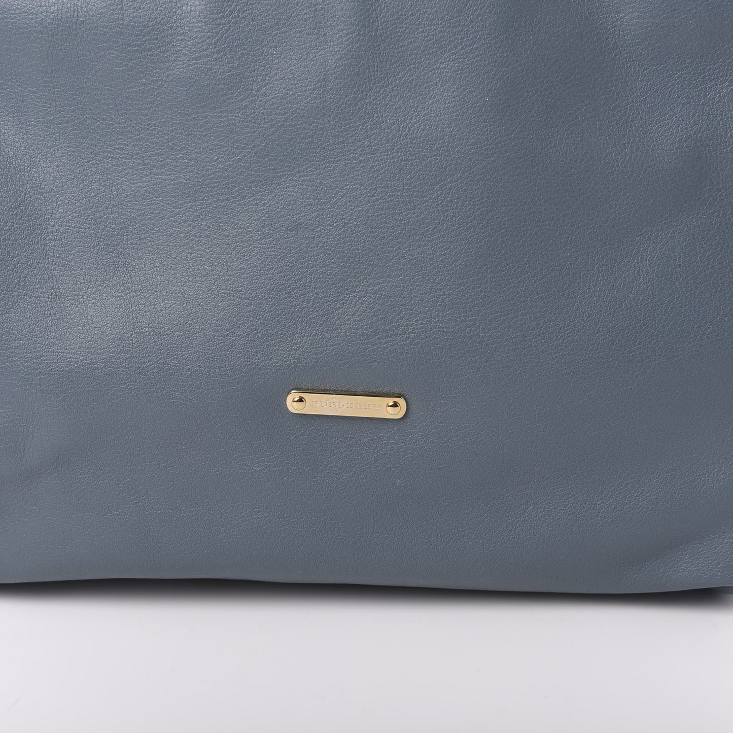 Calfskin Haymarket Check Small Canterbury Tote Slate Blue