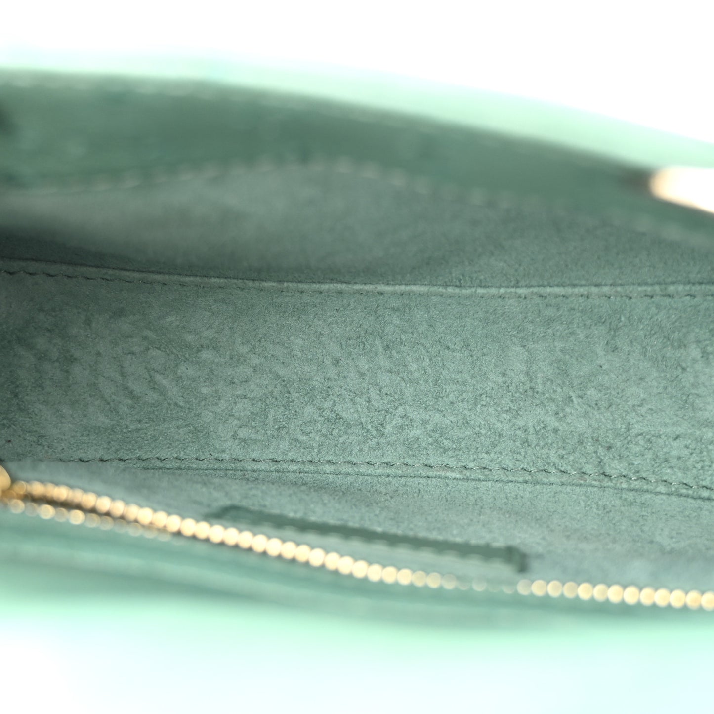 Ostrich Mini Lady Dior Green