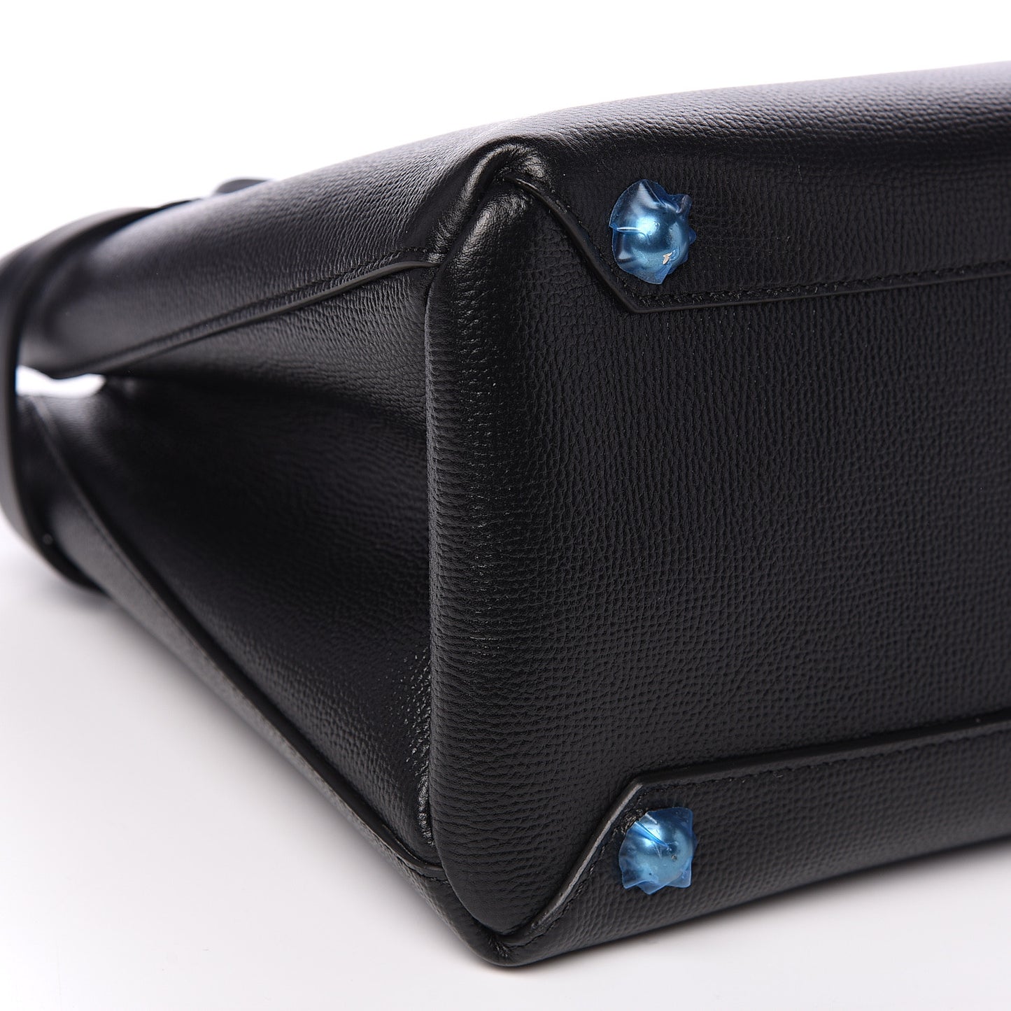 Derby Calfskin House Check Medium Banner Tote Black
