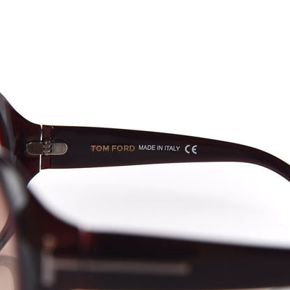 Tom Ford Austin Sunglasses TF50 Burgundy 6 of 7