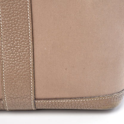 Hermes Toile Buffle Garden Party 36 MM Tote Etoupe 13 of 27