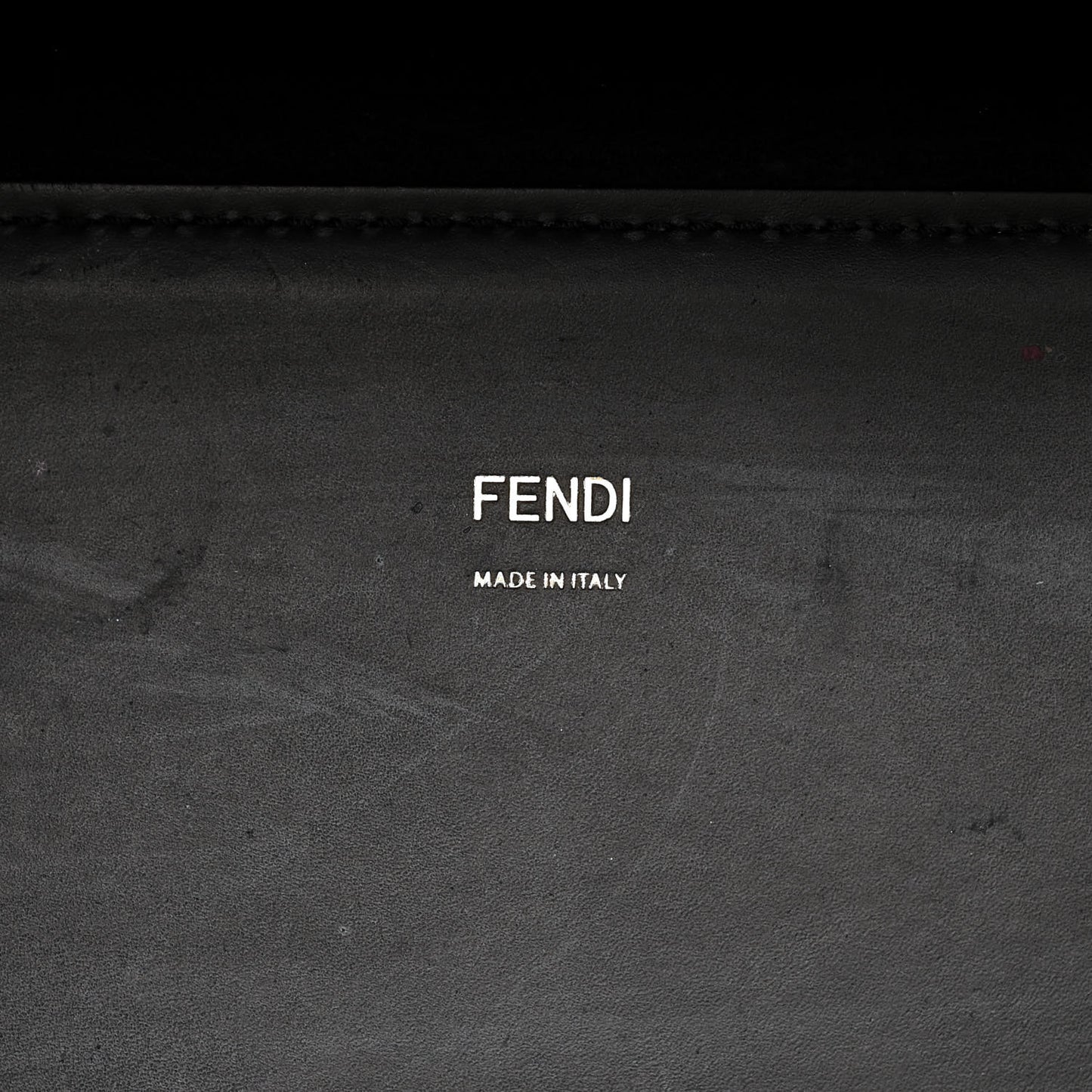 Vitello King Plexiglass Medium Fendi Sunshine Shopper Tote Black