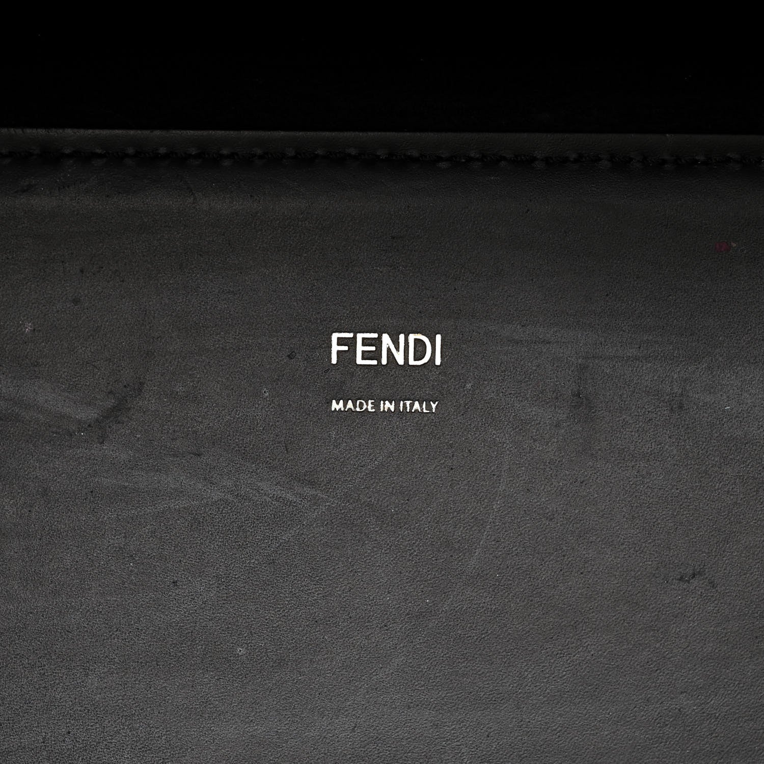Fendi Vitello King Plexiglass Medium Fendi Sunshine Shopper Tote Black 6 of 10
