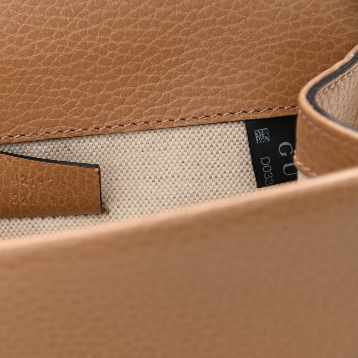 Dollar Calfskin Crystal Mini Dionysus Shoulder Bag Natural Tan Black Diamond