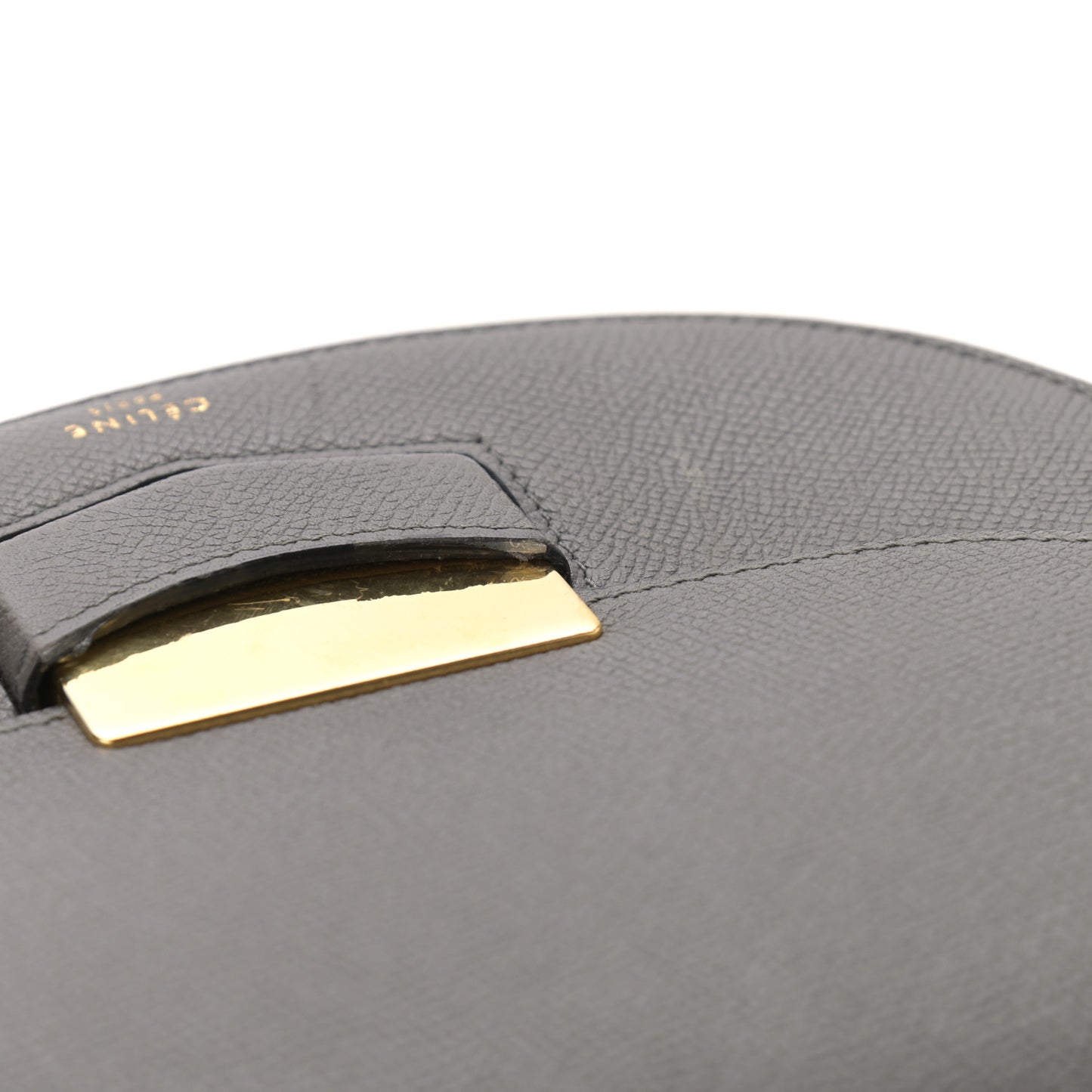 Baby Grained Calfskin Small Trotteur Grey