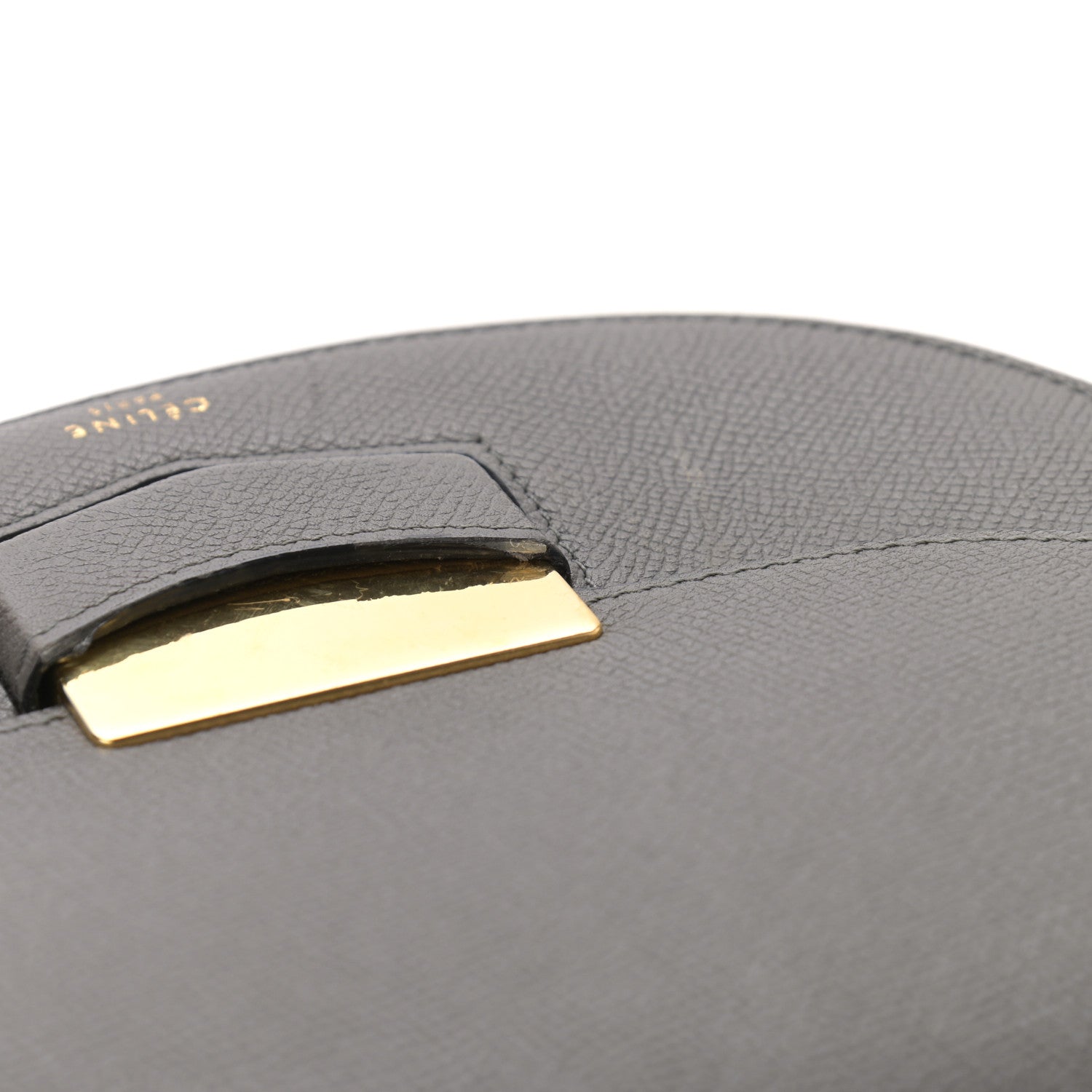Celine Baby Grained Calfskin Small Trotteur Grey 10 of 10