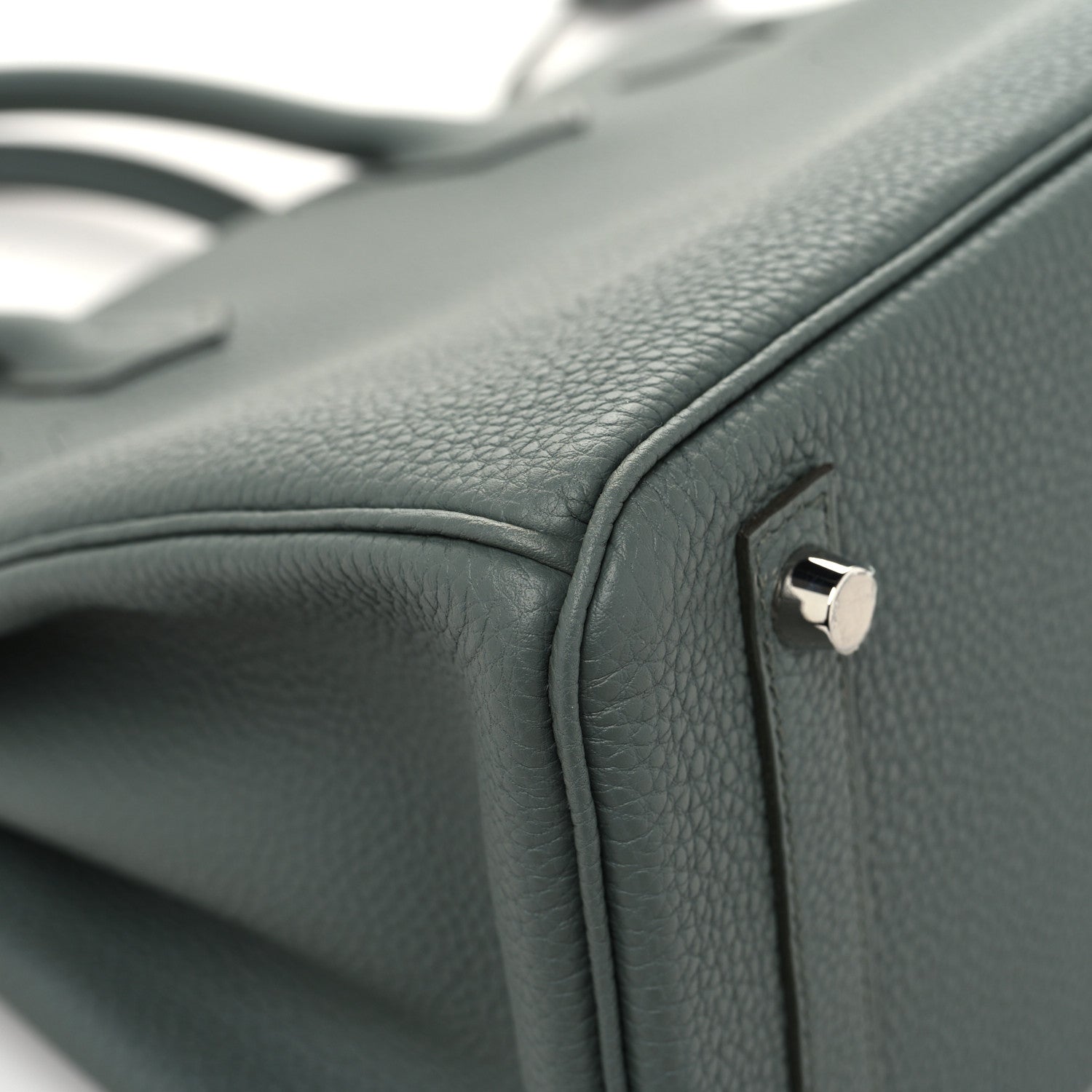 Hermes Togo Birkin 30 Vert Amande 11 of 13