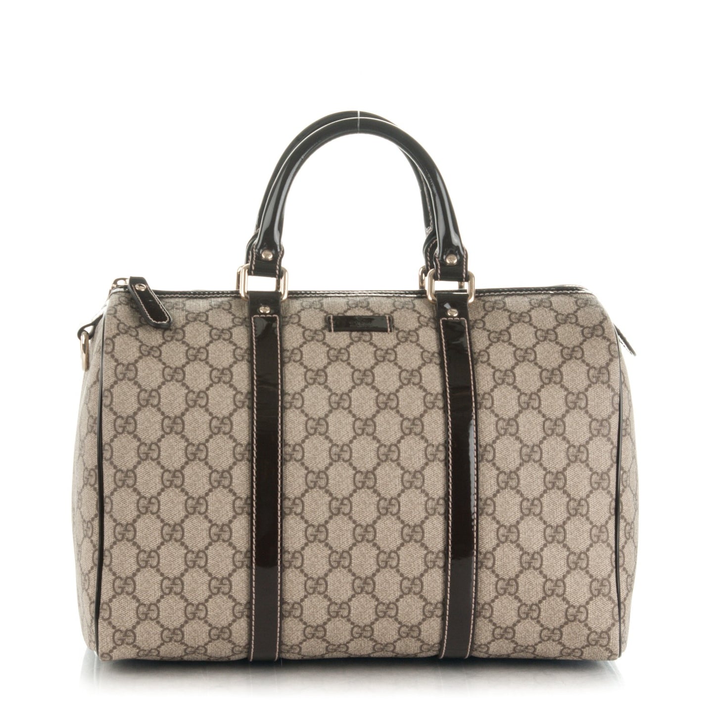 GG Plus Monogram Medium Joy Boston Dark Brown