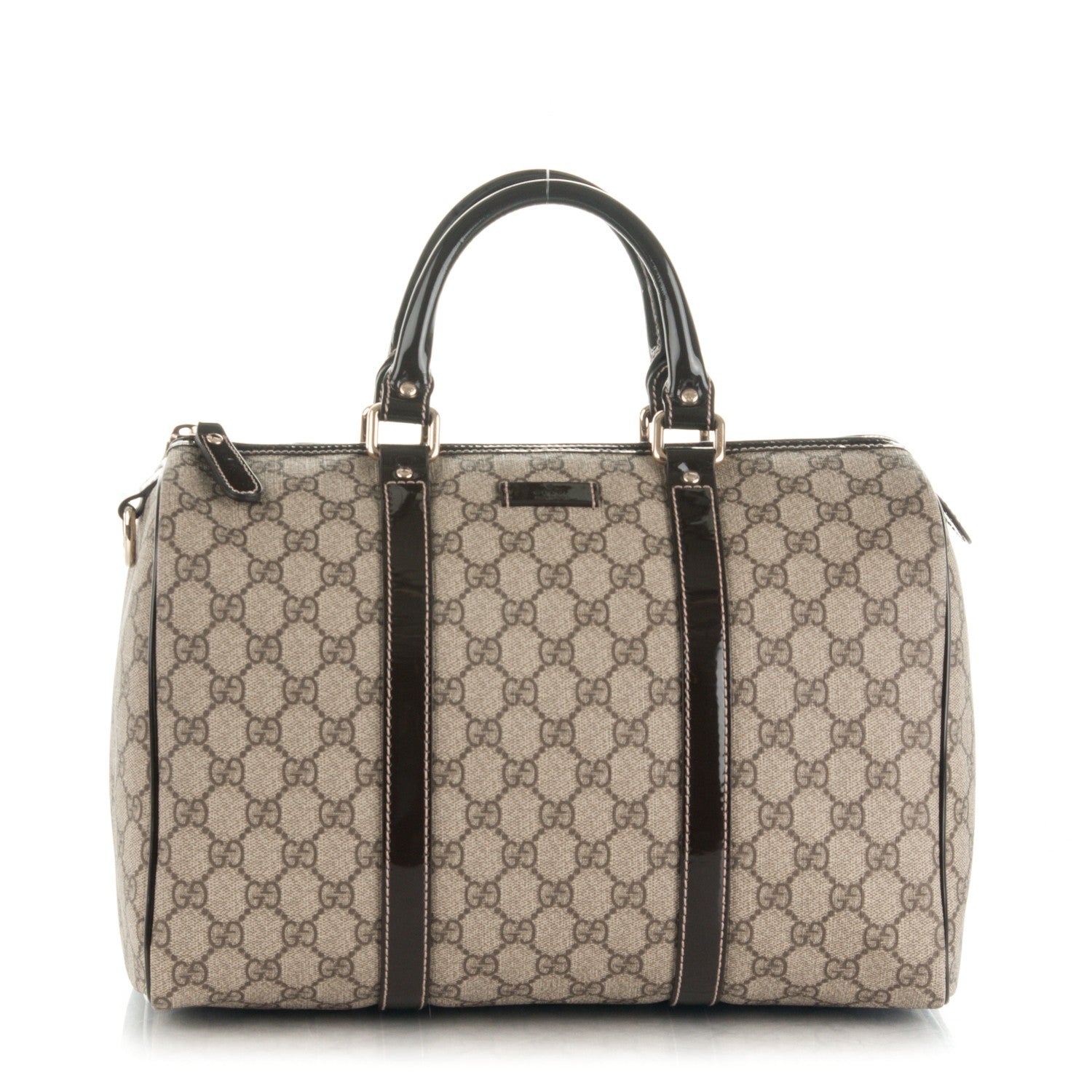 Gucci GG Plus Monogram Medium Joy Boston Dark Brown 1 of 7