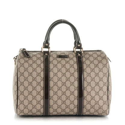 Gucci GG Plus Monogram Medium Joy Boston Dark Brown 1 of 7