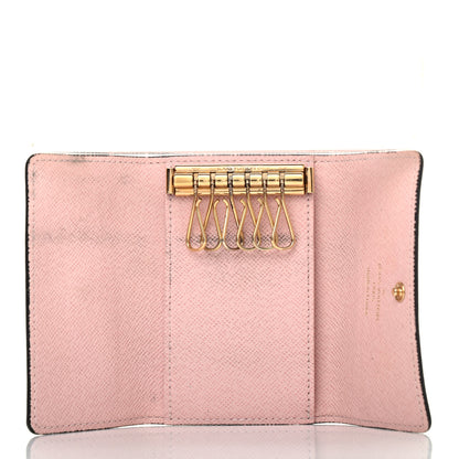 Louis Vuitton Damier Ebene Multicles 6 Key Holder Rose Ballerine 4 of 4