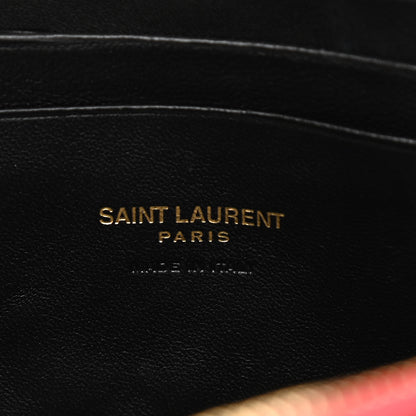 Saint Laurent Grain De Poudre Matelasse Monogram Mini Lou Camera Bag Eros Red 6 of 12