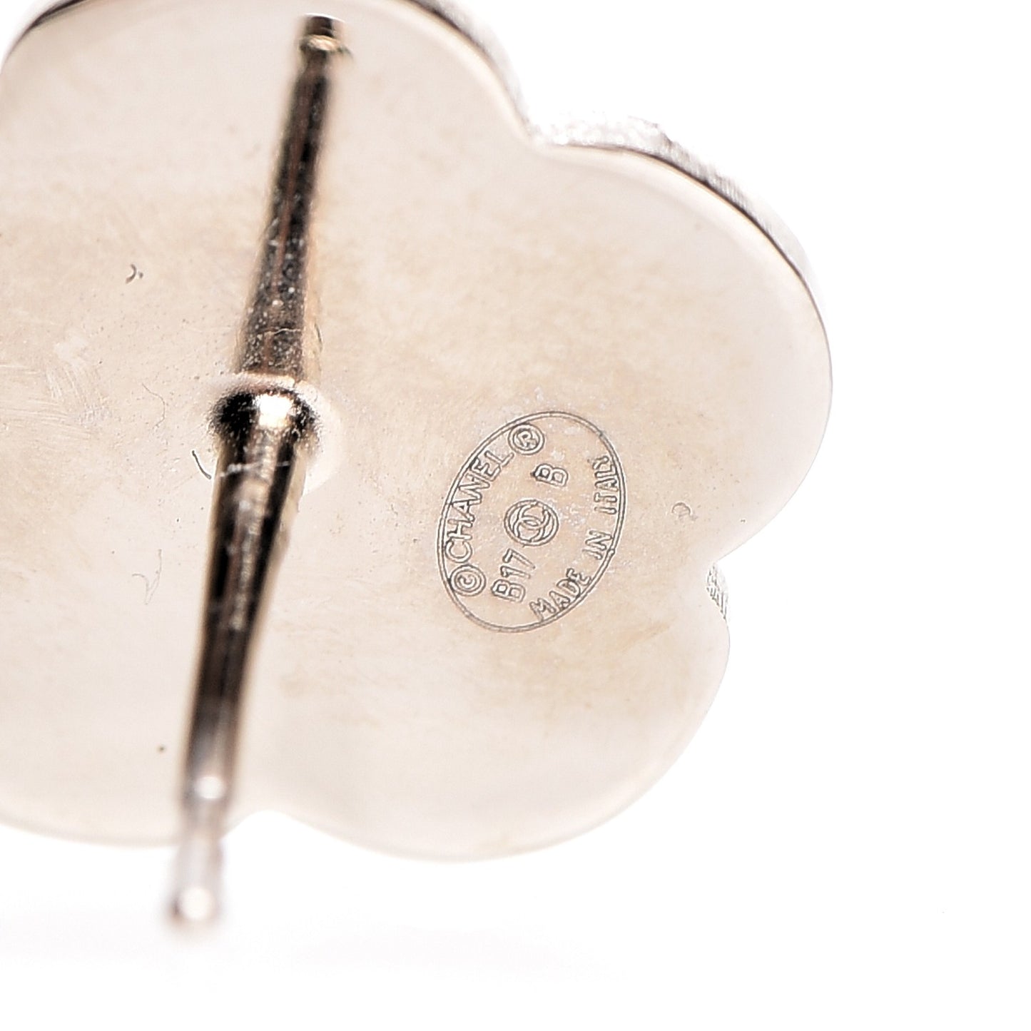 Pearl CC Camellia Earrings Gold