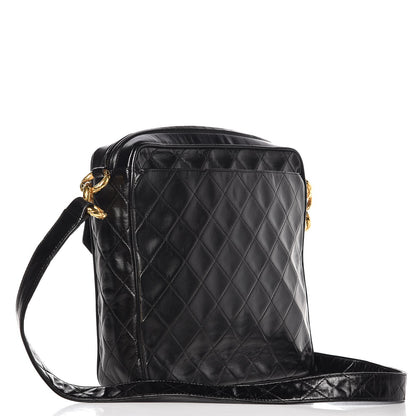 Chanel Lambskin Quilted Flap Crossbody Bag Black 3 of 8