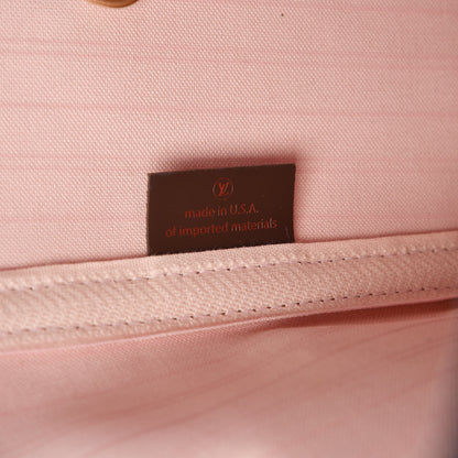Louis Vuitton Damier Ebene Neo Neverfull MM Rose Ballerine 7 of 13