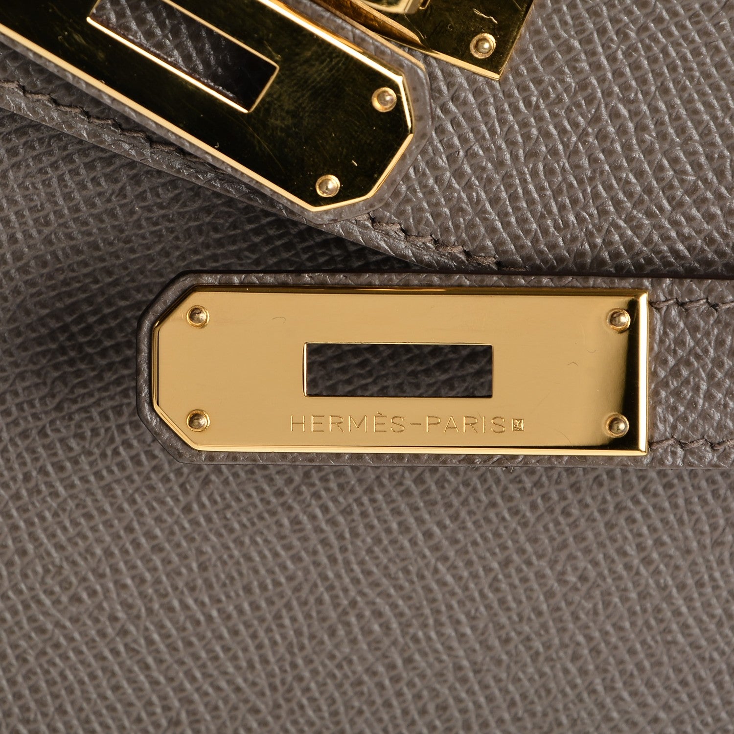 Hermes Epsom Kelly Sellier 28 Etain 12 of 27