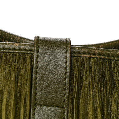 Gucci Fabric Pleated Jackie O Hobo Green 20 of 24