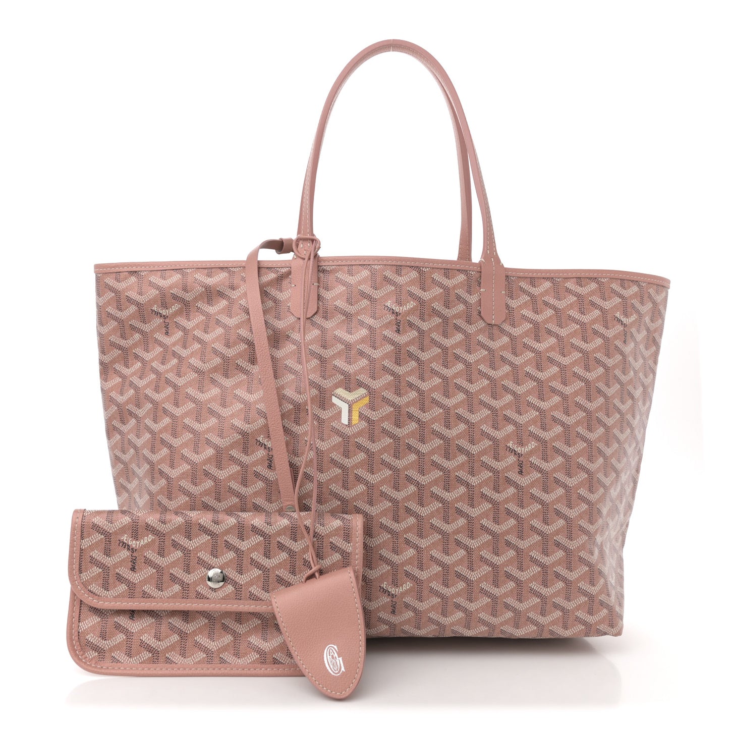 Iridescent Goyardine Saint Louis PM Pearly Coral