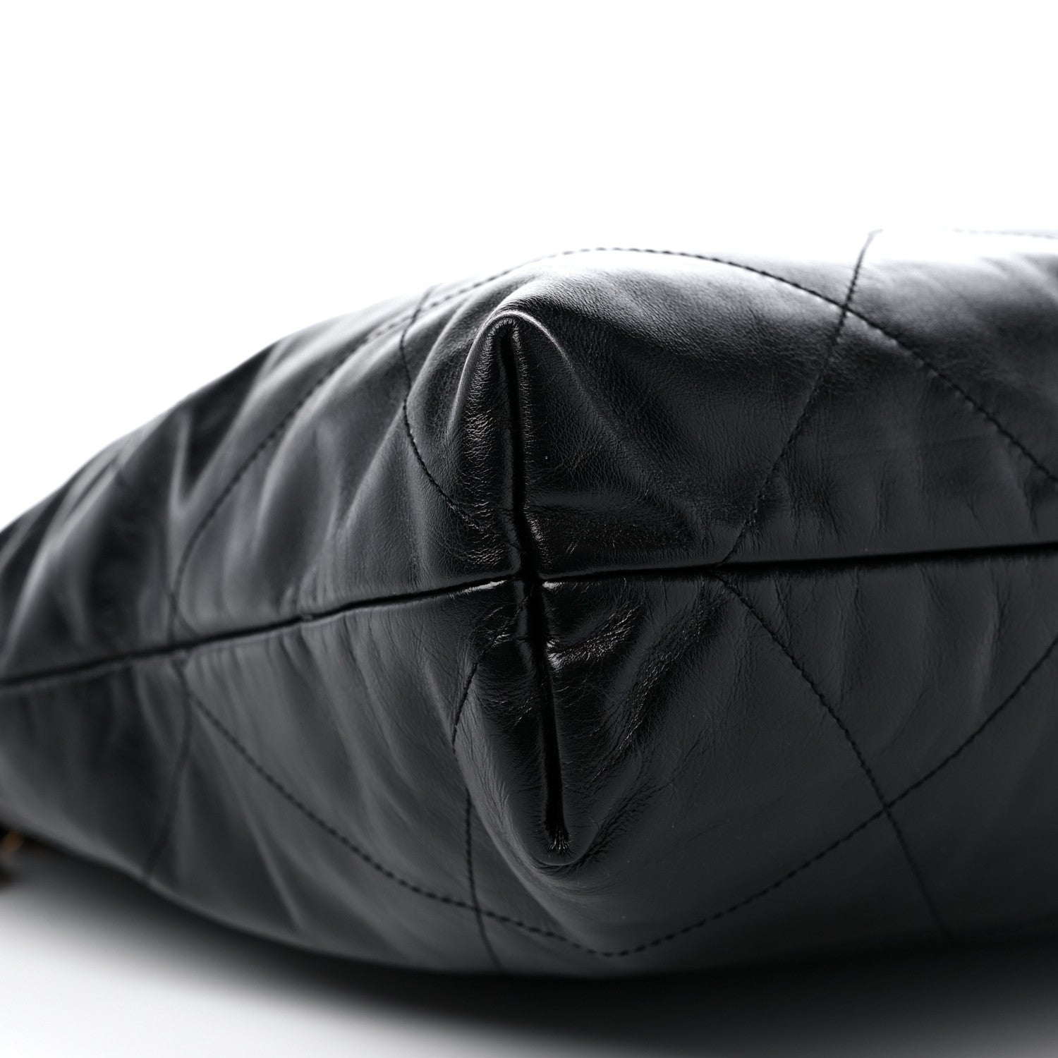 Chanel Shiny Calfskin Quilted Chanel 22 Black 9 of 11