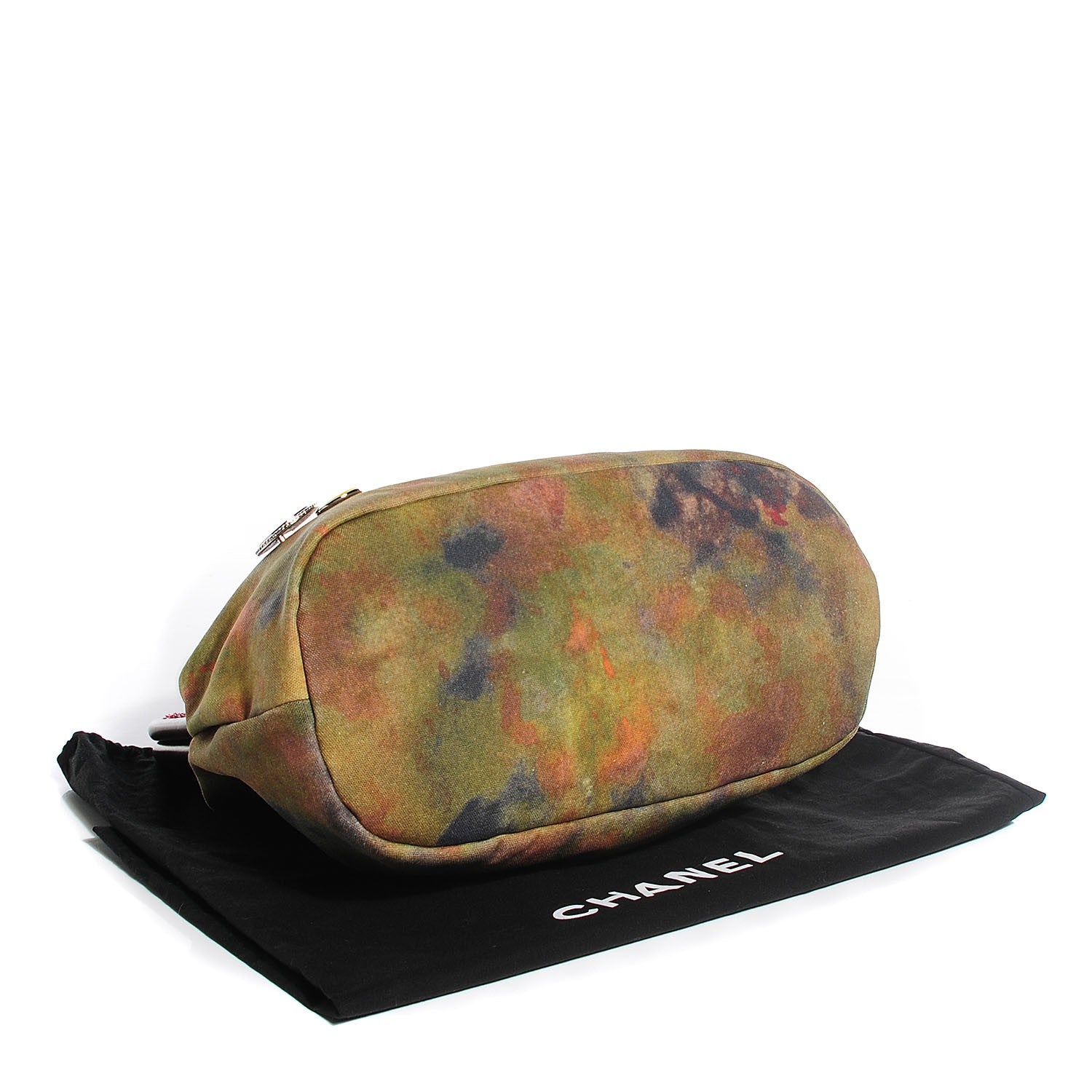 Chanel Washed Toile Graffiti On The Pavements Bowler Khaki Multicolor 4 of 7