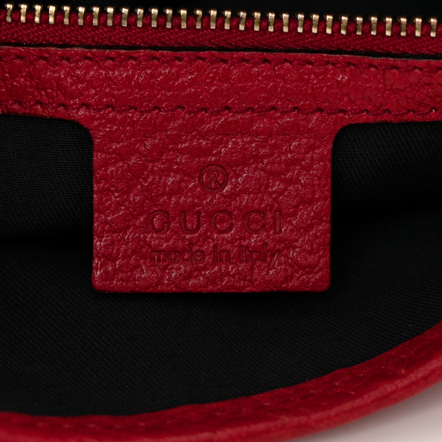 Calfskin Junco Small Hobo Red
