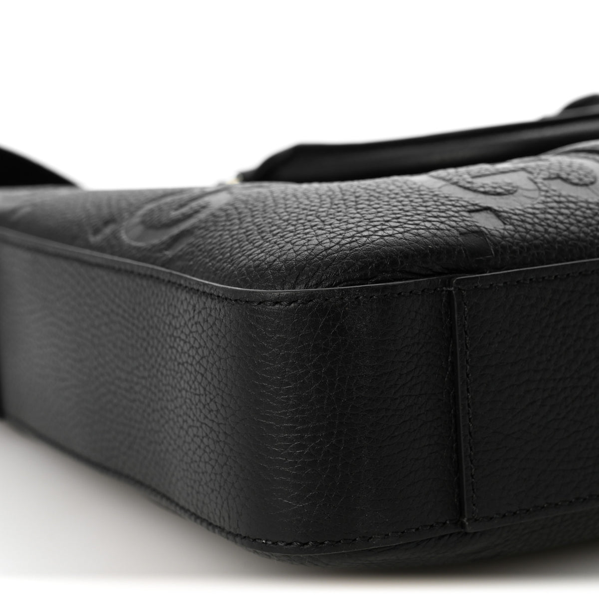 Gucci Piuma Calfskin Jumbo GG Embossed Briefcase Black 8 of 9