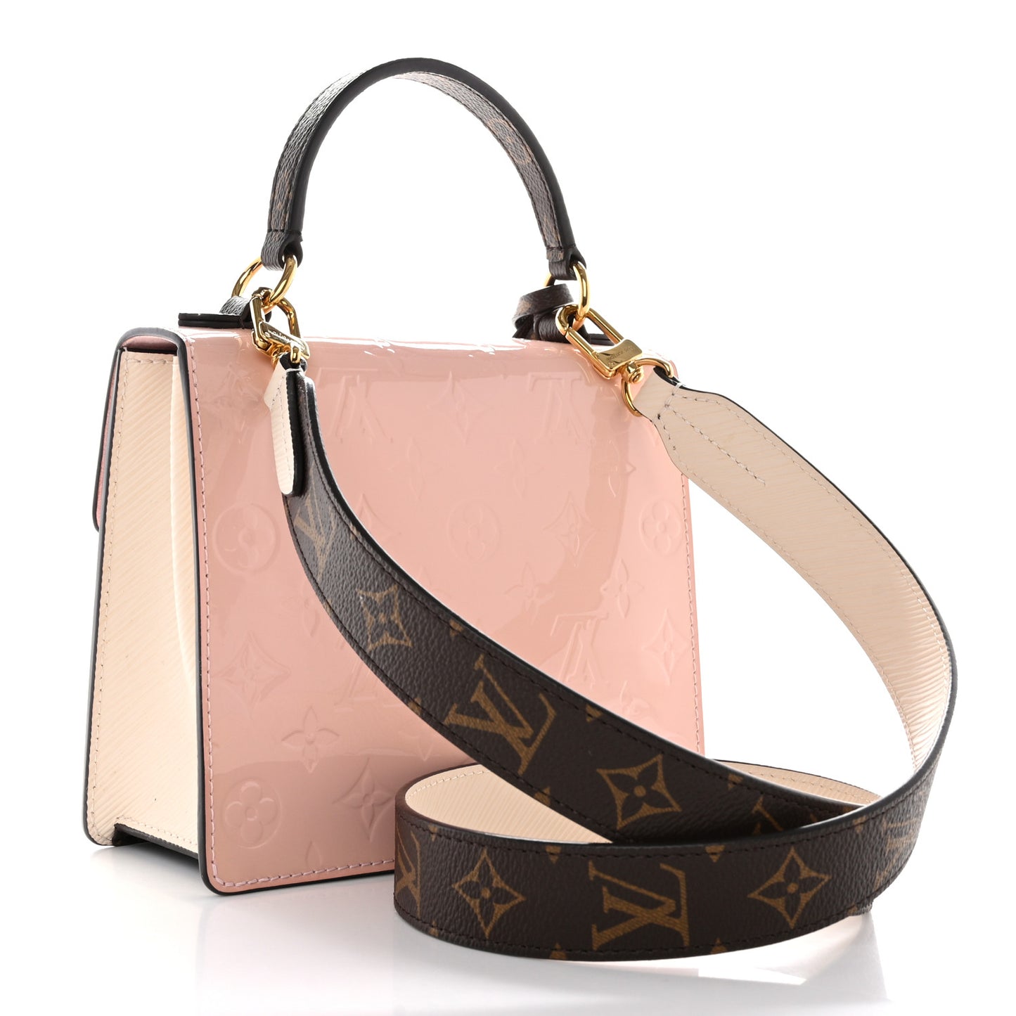Vernis Epi Monogram Spring Street Rose Ballerine