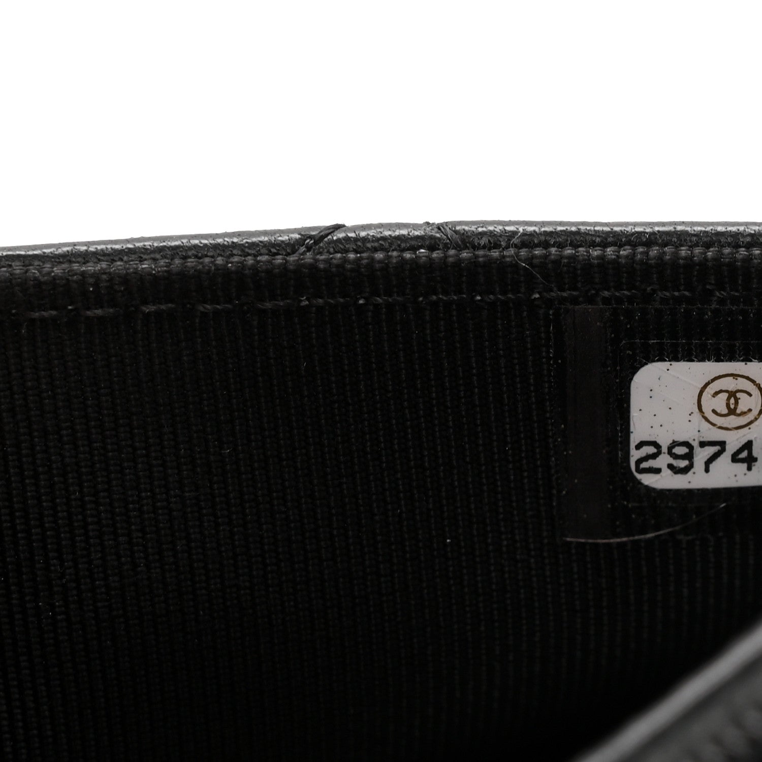 Chanel Lambskin Quilted Wallet On Chain WOC Black 8 of 12