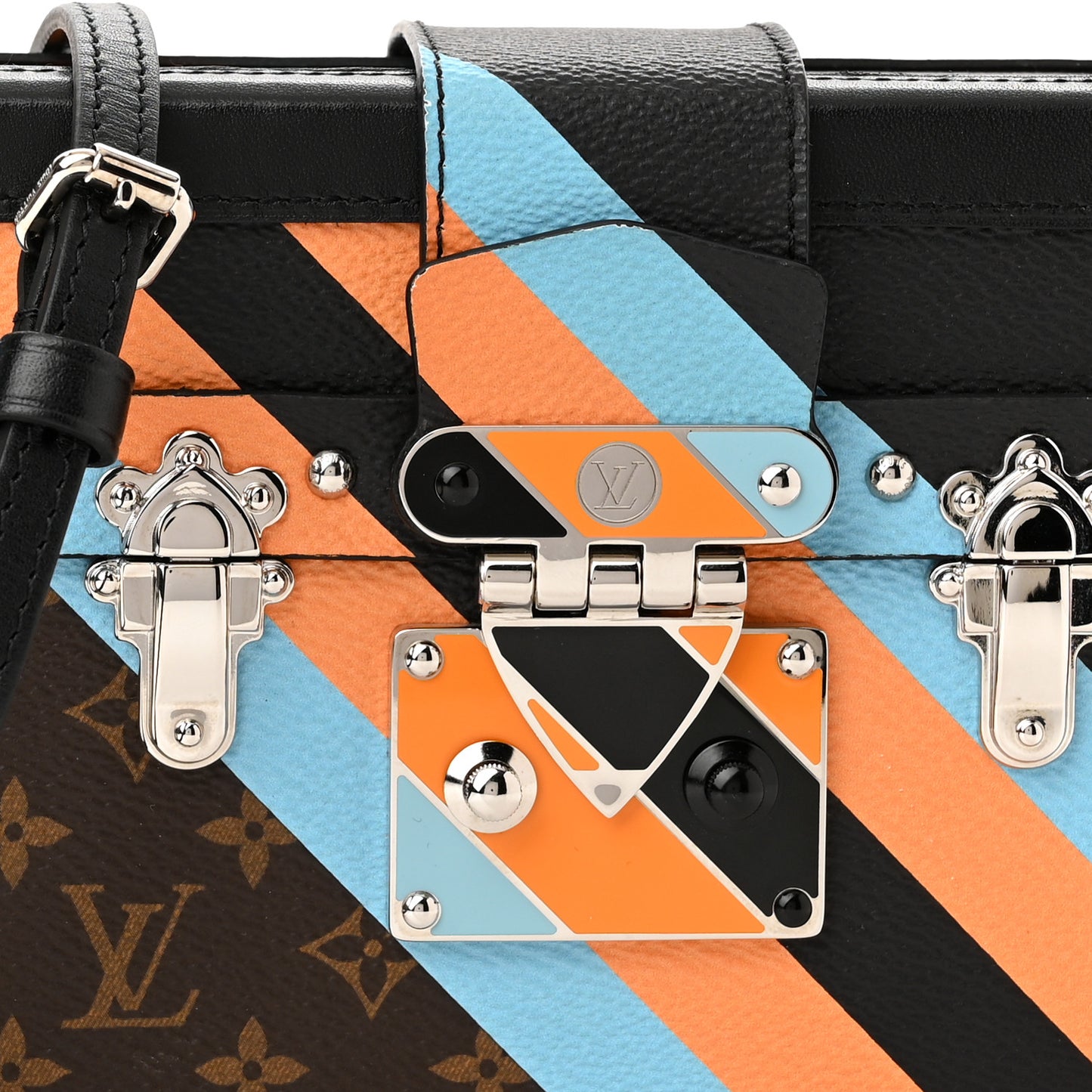 Monogram Malletage Print Petite Malle
