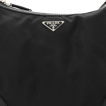 Prada Tessuto Nylon Hobo Black 7 of 12