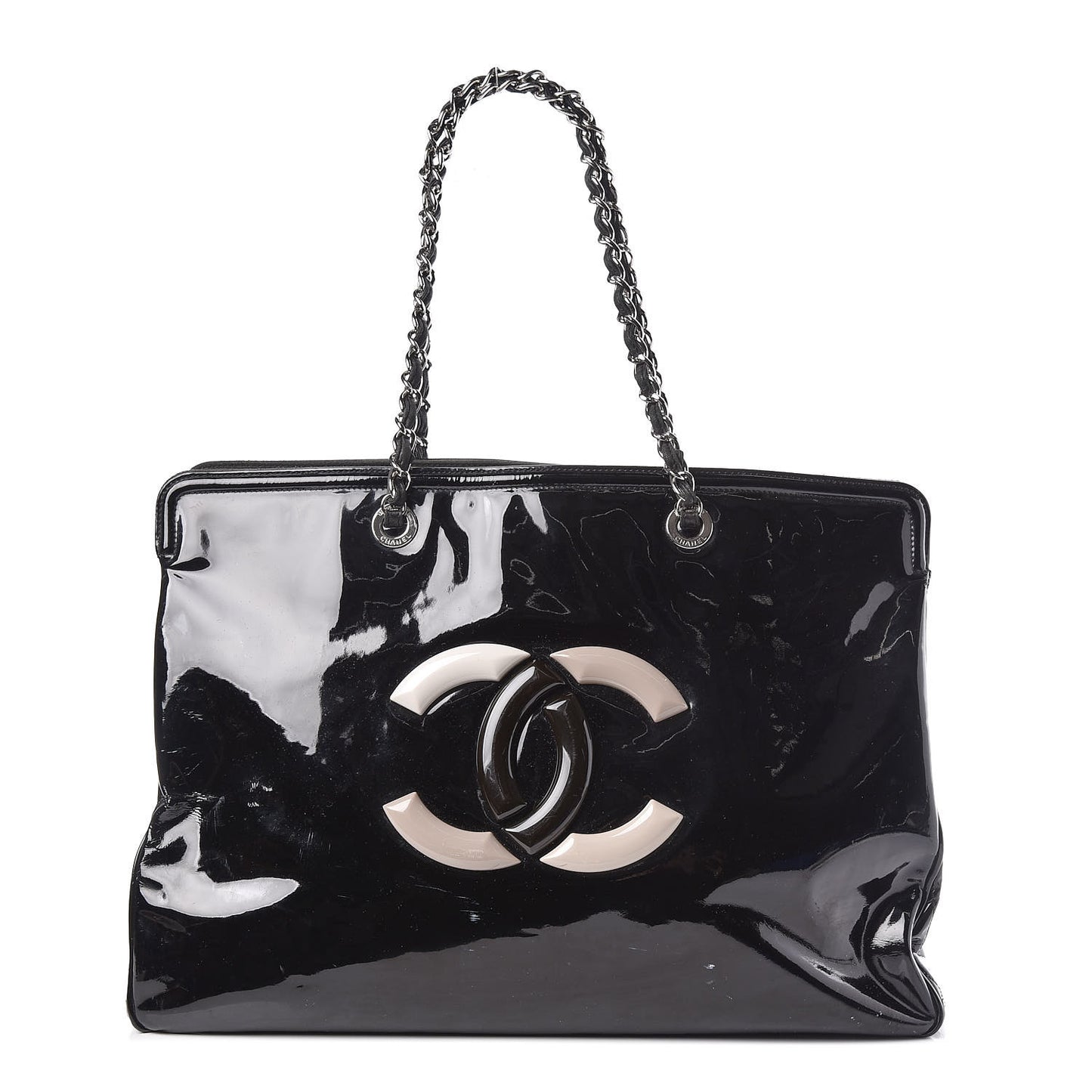 Vinyl XL Lipstick Tote Black