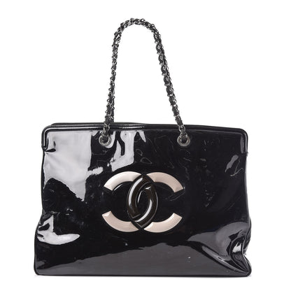 Chanel Vinyl XL Lipstick Tote Black 1 of 26