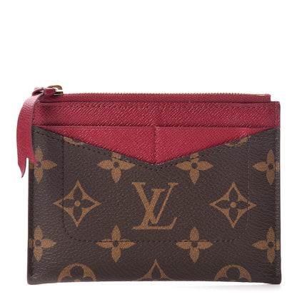 Louis Vuitton Monogram Zipped Card Holder Fuchsia 1 of 6