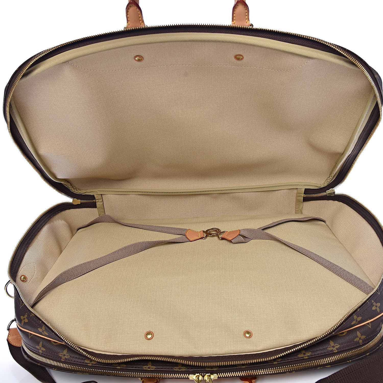 Louis Vuitton Monogram Alize 2 Compartment Luggage Travel Bag 6 of 11