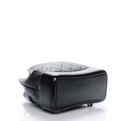 Chanel Aged Calfskin Quilted Gabrielle Backpack Black 4 of 8