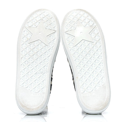 Christian Dior Canvas Oblique Embroidered Womens Solar Slip On Sneakers 36 Deep Blue 5 of 6