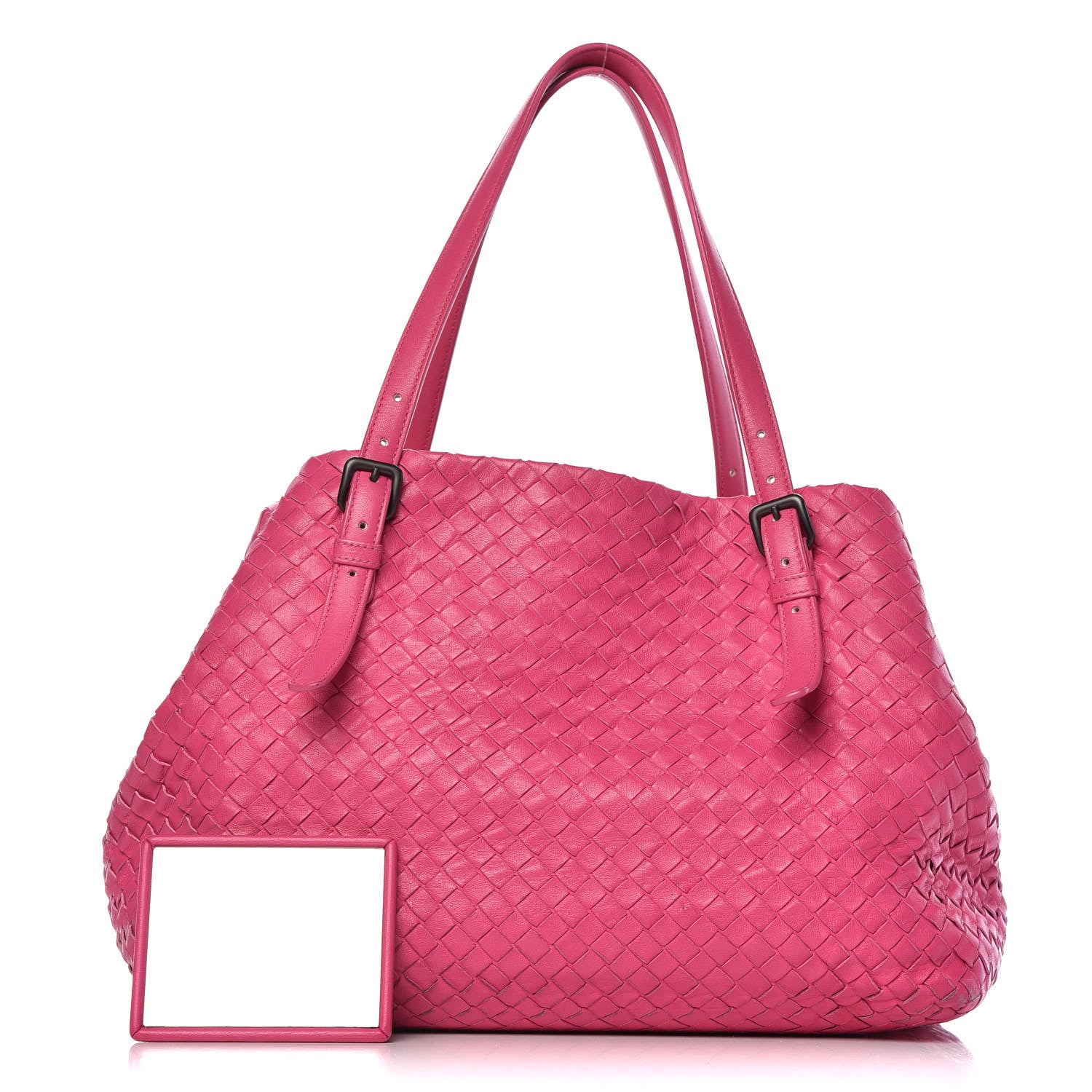 Bottega Veneta Nappa Intrecciato Medium Seamless Tote Fuchsia 1 of 16
